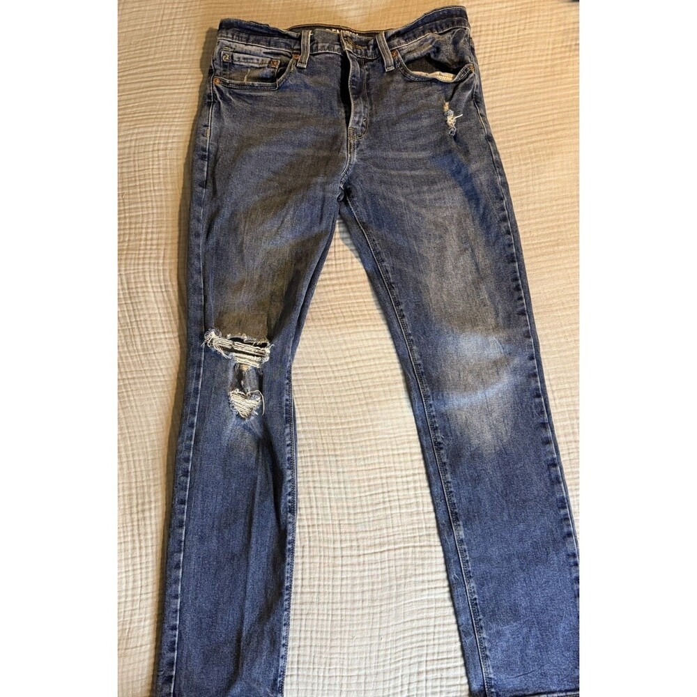 Levi’s Denizen 283 Jeans Men Size 32x32 Distressed Low Rise Medium Wash 90s